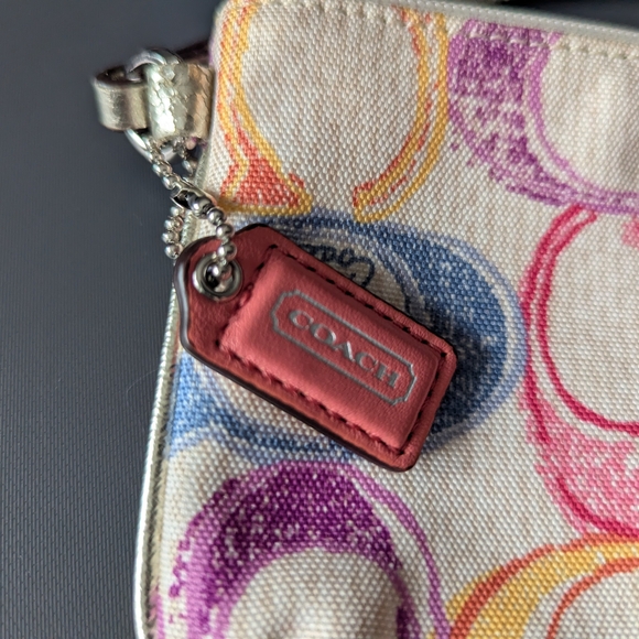 Coach Hampton Scribble Wristlet - Picture 3 of 9